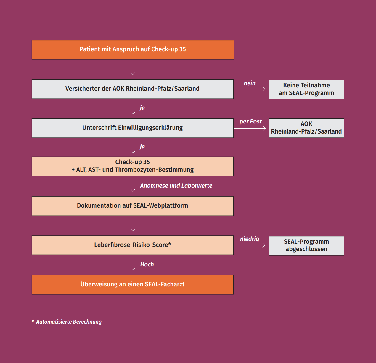 Diagramm SEAL Studien-Ablauf Hausärzte